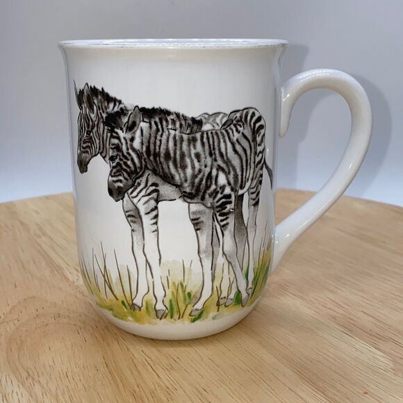 Vintage Otigiri Zebra Tea Coffee Mug - Picture 1 of 8